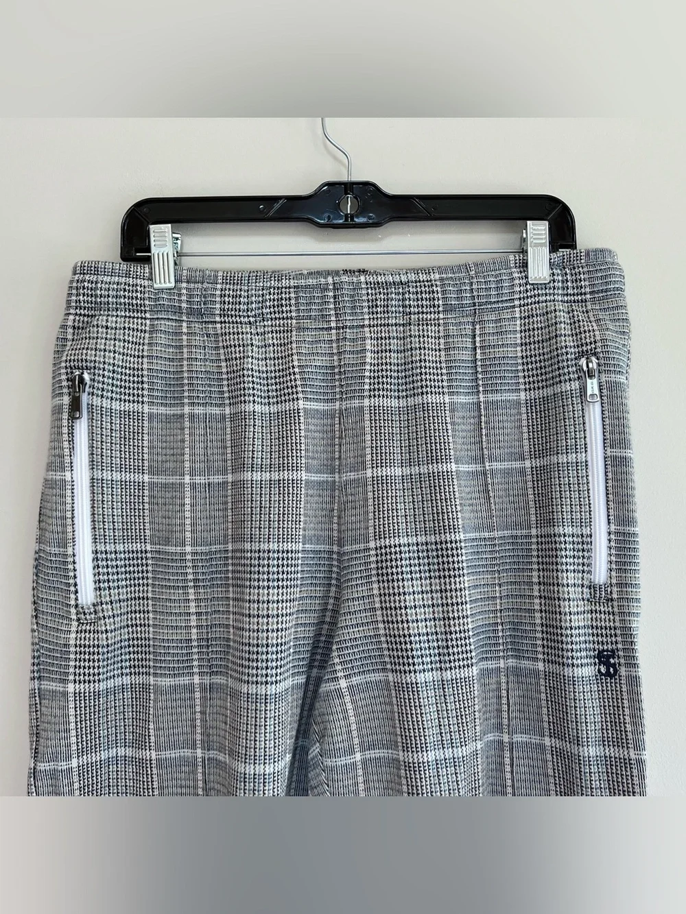 Todd Snyder Gentleman’s Tracksuit Grey Bomber Jacket Pants Plaid Houndstooth, L